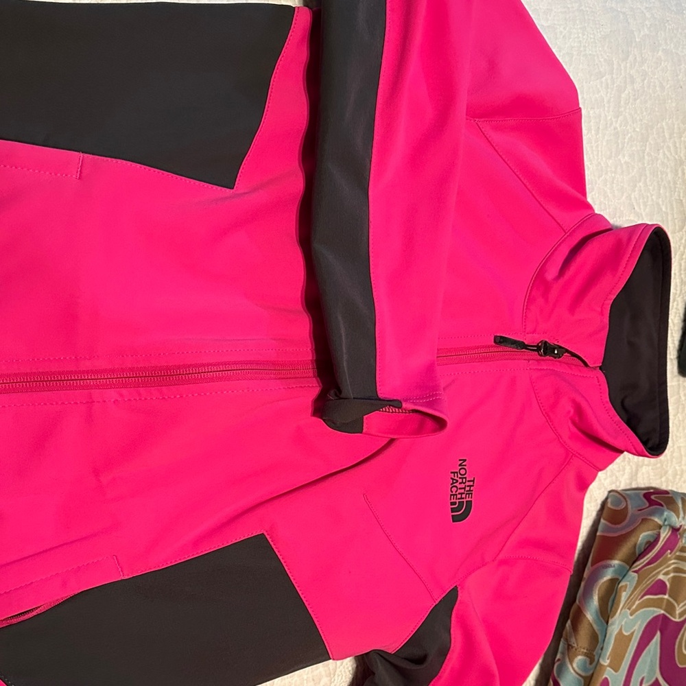 The North Face Fuchsia and Charcoal Jacket